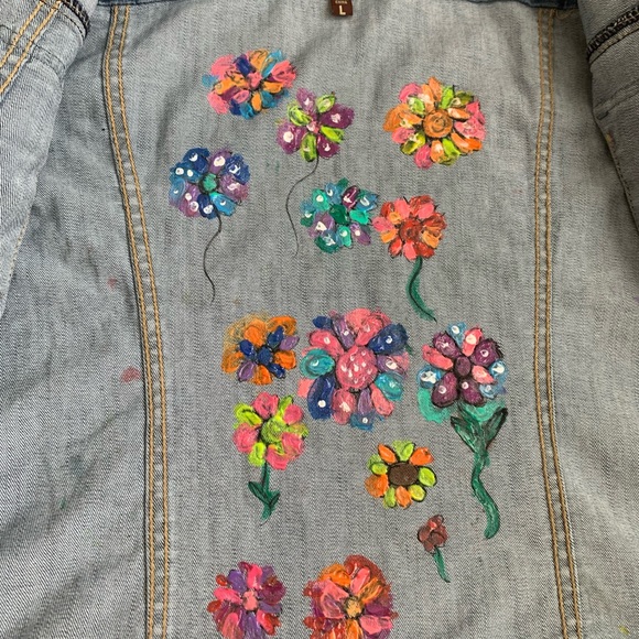 EMBODIED JACKET✨ One Of A Kind Reworked Denim Jacket! - Picture 7 of 7